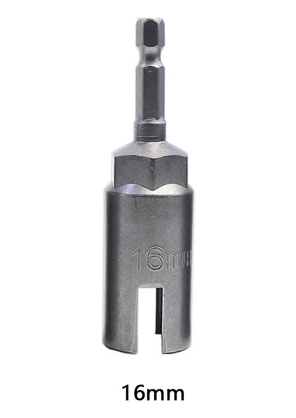 H16MM Kelebek Cıvata Soket Anahtarı 1/4 "hex Shank Güç Kanat Somun Sürücü Yuvası Kanat Somun Matkap Ucu 10/12/14/16/18MM Panel Somun Vidaları Için (Yurt Dışından)