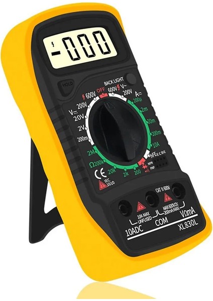 XL830L Dijital Multimetre XL830L Taşınabilir Yüksek Hassasiyetli Dijital Ekran Evrensel Kayış Arka Işık Elektrikli Çok Fonksiyonlu Metre (Yurt Dışından) fırsatları