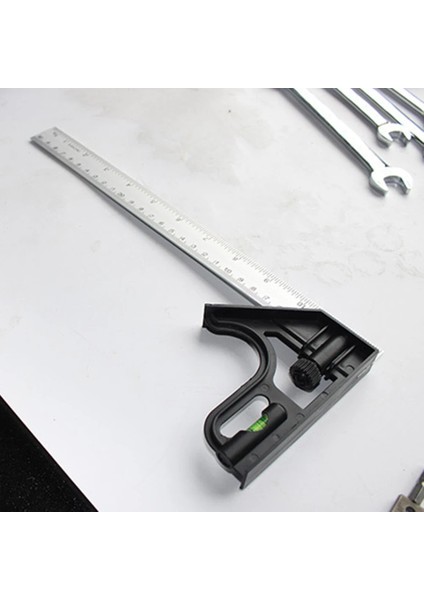 Çok Fonksiyonlu Açı Cetvel Iletki Kombinasyonu Kare Paslanmaz Çelik Cetvel Pro Ahşap Ölçü Cetveli 305MM Profil Işaretleme Aracı (Yurt Dışından) fiyatları