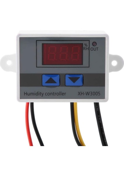 W3005 24V W3005 Humidistat Numarası Nem Ölçer 12V 24V 110V 220V Nem Kontrolü Anahtarlama Regülatörü + Regülatörnem Sensörü (Yurt Dışından)