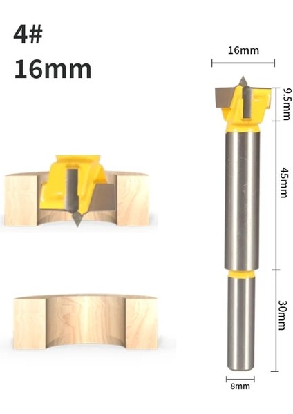 16MM Yusun 14MM-45MM Forstner Matkap Ucu Menteşe Sıkıcı Uçları 2 Bıçak Iki Kesici Yönlendirici Bit Ağaç Işleme Freze Kesicisi Ahşap Yüz Mill (Yurt Dışından)