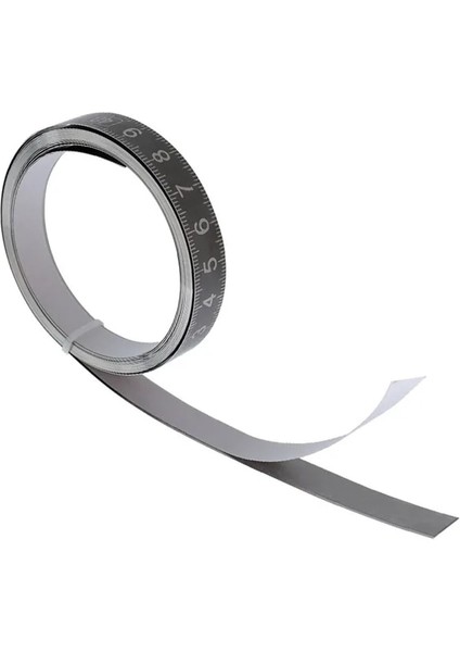 Soldan Sağa 2 M Paslanmaz Çelik Gönye Parça Mezura Kendinden Yapışkanlı Metrik Çelik Cetvel Gönye Testere Ölçeği Ağaç Işleme Cetvel Masa Testere Bant Parça (Yurt Dışından)