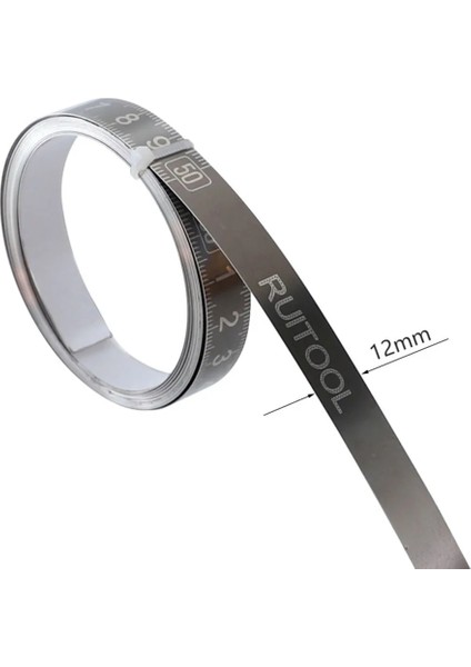 Soldan Sağa 2 M Paslanmaz Çelik Gönye Parça Mezura Kendinden Yapışkanlı Metrik Çelik Cetvel Gönye Testere Ölçeği Ağaç Işleme Cetvel Masa Testere Bant Parça (Yurt Dışından) fırsatları