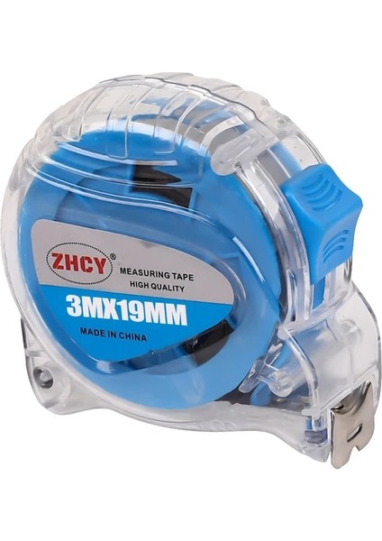 3m x 19MM Tapeline Çelik Bant Cetvel Tedbirler Hızlı Ölçüm Aksesuarları Için Taşınabilir Geri Çekilebilir Yükseklik Ölçme Cetveli (Yurt Dışından)