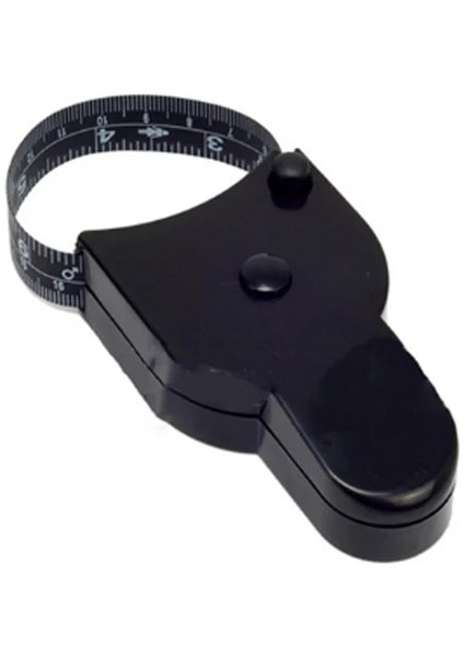 Siyah Vücut Mezura Otomatik Teleskopik Metrik Bant Ölçüm Filmi Terzi Bant Cetvel Dikiş Aracı Bel Göğüs Bacaklar Ölçme (Yurt Dışından)