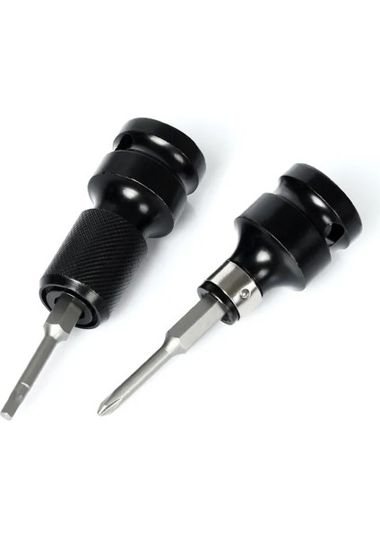 Stil 7 1/4 3/8 1/2 Cırcır Soket Adaptörü Kare Sürücü Altıgen Bit Tutucu Elektrikli Cırcır Anahtarı Adaptörü Darbe Soket Dönüştürücü El Aleti (Yurt Dışından)