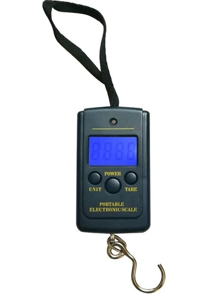 40 kg 10G Mavi Kutu 40 KG/10G Mini Dijital Ölçeği Balıkçılık Bagaj Seyahat Ağırlık Steelyard Asılı Elektronik Kanca Ölçeği Ağırlık Aracı LCD Ekran (Yurt Dışından)