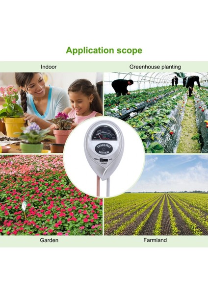 Bahçe Tesisi Çiçek Nemi Ölçüm Cihazı Nem Ölçer Sensörü Toprak Nemi Güneş Işığı Ph Ölçer Test Cihazı (Yurt Dışından) fiyatları