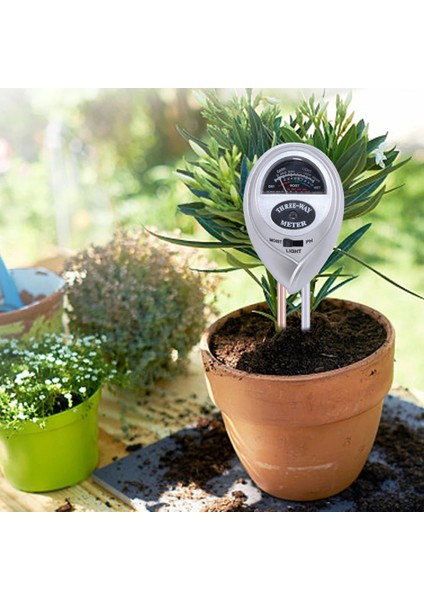 Bahçe Tesisi Çiçek Nemi Ölçüm Cihazı Nem Ölçer Sensörü Toprak Nemi Güneş Işığı Ph Ölçer Test Cihazı (Yurt Dışından) fırsatları