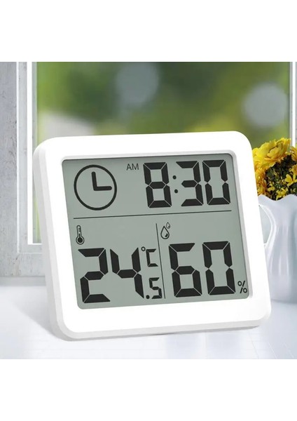 Termometre Higrometre Elektroniksıcaklık ve Nem Monitörü Saat (Yurt Dışından) fiyatları