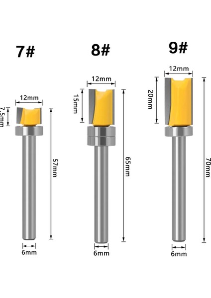 08 1 Adet 6 mm Shank Freze Kesici Ahşap Oyma Şablon Trim Menteşe Zıvana Freze Ucu Düz End Mill Giyotin Temizleme Yıkama Aracı (Yurt Dışından) indirimleri