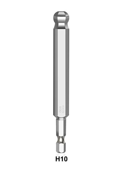 H10 Top Uçlu Hex Tornavida Uçları Seti Metrik Allen Hex Bit 100MM Uzun Manyetik Top Kafa Sürücü Bit H1.5 H2 H2.5 H3 H4 H5 H6 H8 H10 (Yurt Dışından)