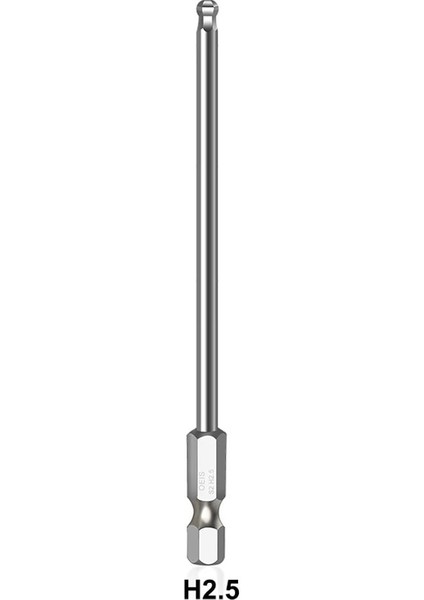 H10 Top Uçlu Hex Tornavida Uçları Seti Metrik Allen Hex Bit 100MM Uzun Manyetik Top Kafa Sürücü Bit H1.5 H2 H2.5 H3 H4 H5 H6 H8 H10 (Yurt Dışından)