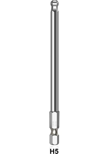 H10 Top Uçlu Hex Tornavida Uçları Seti Metrik Allen Hex Bit 100MM Uzun Manyetik Top Kafa Sürücü Bit H1.5 H2 H2.5 H3 H4 H5 H6 H8 H10 (Yurt Dışından)