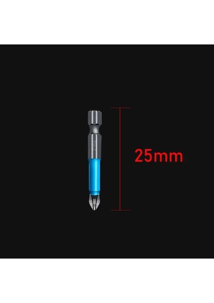 25MM Ph2 Çapraz Matkap Ucu Kafa Tornavida Uçları El Aletleri Kaymaz Elektrikli Hex Shank Manyetik Tornavida Matkap Ucu Toplu Kafa Aracı (Yurt Dışından)