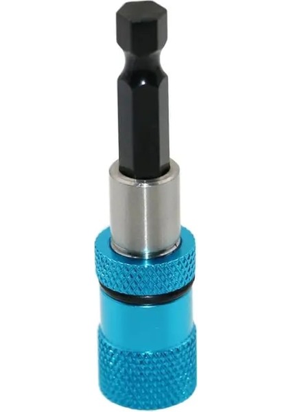 Çubuk Mavi 1/4 "hex Shank Manyetik Alçıpan Vida Ucu Tutucu Elektrikli Matkap Vida Hızlı Bırakma Manyetik Bit Tornavida Bit Tutucu Tutucu (Yurt Dışından)