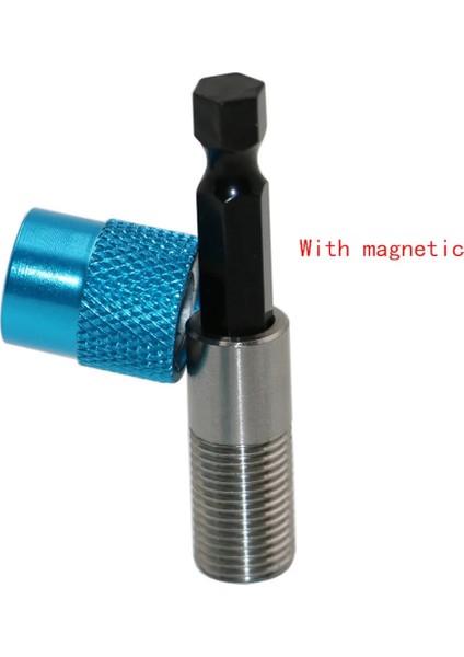 Çubuk Mavi 1/4 "hex Shank Manyetik Alçıpan Vida Ucu Tutucu Elektrikli Matkap Vida Hızlı Bırakma Manyetik Bit Tornavida Bit Tutucu Tutucu (Yurt Dışından)