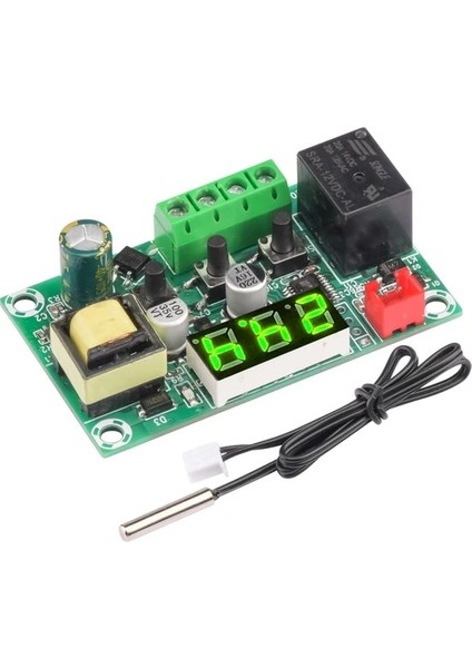 Yeşil 110-220 V W1209 LED Dijital Termostat Sıcaklık Kontrol Cihazı Regülatörü Dc 12 Beyaz LED Kuluçka Ev Kapalı Termoregülatör (Yurt Dışından)