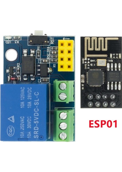 Modülü ile ESP01 ESP8266 Esp-01 ESP-01S 5V Wifi Röle Modülü Şeyler Akıllı Ev Uzaktan Kumanda Anahtarı Telefon App Kablosuz Wıfı Modülü Arduıno Için (Yurt Dışından)