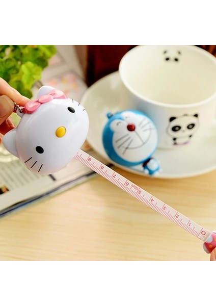 Pooh 1m Skyasia 1m Mezura Geri Çekilebilir Çocuk Mezura Anahtarlık Kawaii Hayvan Sevimli Mezura Pembe Hediye Için (Yurt Dışından)