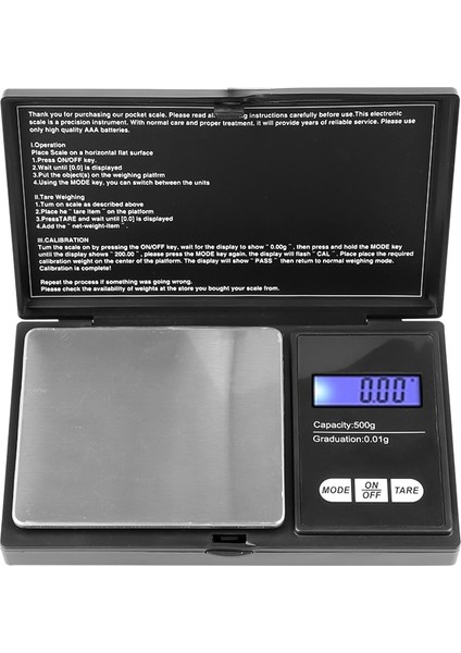 100G 0.01G Mini Dijital Terazi 500G 0.01 Yüksek Hassasiyetli Elektrikli Cep Ölçeği Takı Altın Gram Ağırlık Mutfak Tartı (Yurt Dışından) fiyatları