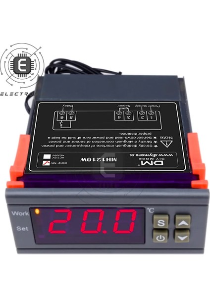 Dc 12V MH1210W LED Dijital Sıcaklık Kontrol Cihazı Termostat Termoregülatör Inkübatör Röle LED 10A Isıtma Soğutma 12V 24V 110V 220V (Yurt Dışından) fiyatları