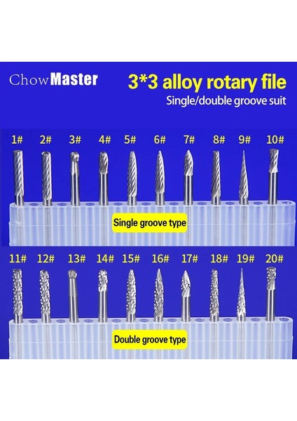 Xzz3 4444 Tungsten Çelik Taşlama Kafası 3 mm Tungsten Karbür Çapak Setleri Mini Matkap Elmas Burs Malzeme Tungstenio Dremel Aksesuarları Cnc (Yurt Dışından) fiyatları
