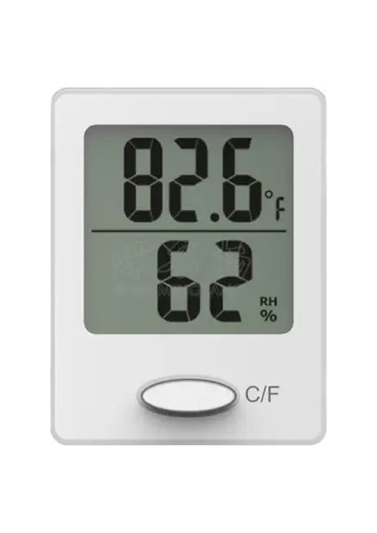 Beyaz Termometre Araçları Mini LCD Dijital Termometre Higrometre Kapalı Oda Sıcaklık Nem Ölçer Sensör Ölçer Hava Istasyonu (Yurt Dışından)