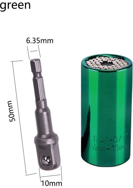 Mor 7-19 mm Evrensel Tork Anahtarı Kafa Seti Soket Kol Cırcır Burç Anahtarı Elektrikli Matkap Anahtarı Çok El Aletleri (Yurt Dışından) fiyatları