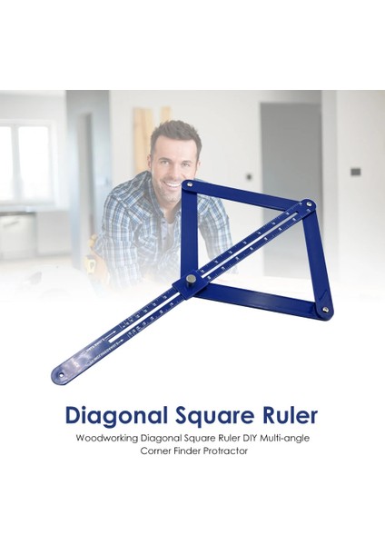 Kısa Iletki Ağaç Işleme Modeli Kiremit Ahşap Cetvel Dıy Çok Açılı Köşe Açı Bulucu Derinlik Ölçümü Kare Cetvel Ağaç Işleme Aleti (Yurt Dışından) fiyatları