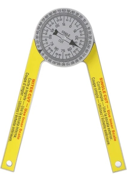 Sarı Gönye Testere Iletki Abs Dijital Iletki Cetvel Inklinometre Iletki Gönye Testere Açı Seviyesi Ölçer Ölçme Aracı (Yurt Dışından)