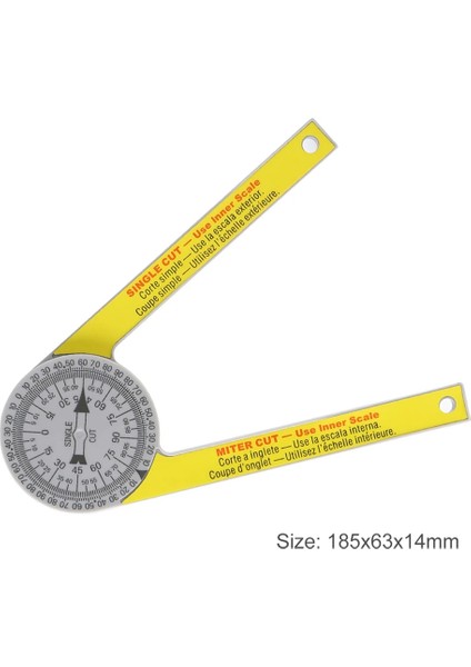 Sarı Gönye Testere Iletki Abs Dijital Iletki Cetvel Inklinometre Iletki Gönye Testere Açı Seviyesi Ölçer Ölçme Aracı (Yurt Dışından) fiyatları
