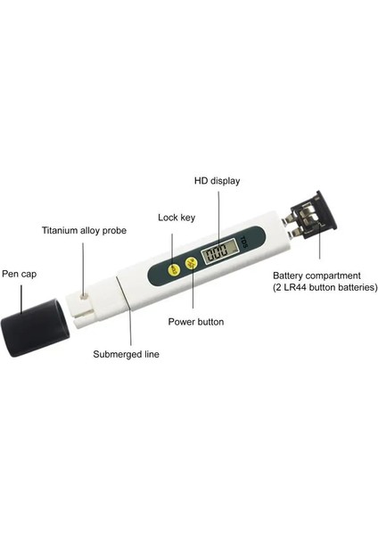 Yüksek Doğruluk Su Kalitesi Test Cihazı Tds Metre Dijital Içme Suyu Kalitesi Analizörü Monitör Filtresi Akvaryum Su Testi (Yurt Dışından) indirimleri