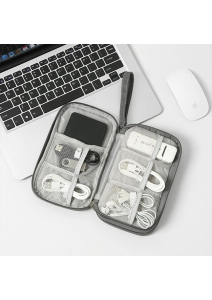 Mavi Veri Kablosu Saklama Torbaları Su Geçirmez Naylon Çift Katmanlı USB Sabit Disk Koruma Çanta Düzenleyici Alet Çantaları Için Dijital Taşıma Çantası (Yurt Dışından) fırsatları