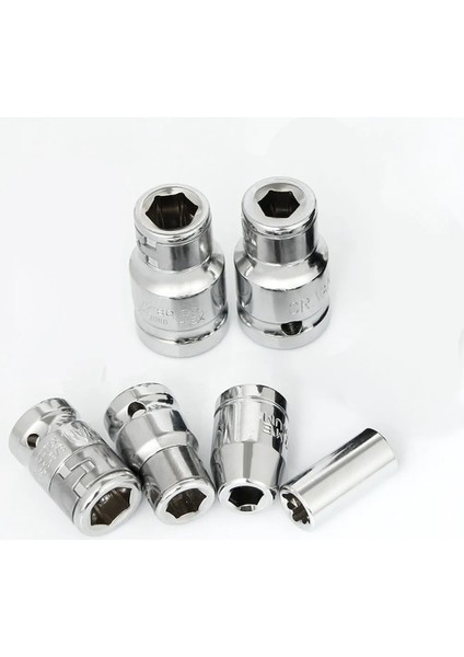 Tip 7 1/4 "3/8" 1/2 "lokma Seti Pnömatik Hava Darbeli Anahtar Matkap Soket Adaptörü Cırcır Soket Sürücü Ortak El Tamir Araçları (Yurt Dışından)