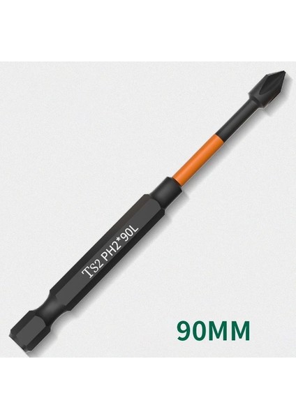 1 Adet 90MM 1/2/5/pc Ph2 Tornavida Seti Manyetik Toplu Kafa Darbe Güçlü Çapraz Yüksek Sertlik 25/50/65/70/90/150MM Anti Kaymaz Su Geçirmez (Yurt Dışından)