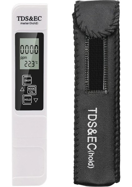 Beyaz Arkadan Aydınlatmalı Su Kalitesi Test Cihazı Doğru Tds Metre Ec Metre Sıcaklık Test Kalemi Arkadan Aydınlatmalı LCD ile - Içme Suyu Topraksız Için (Yurt Dışından)