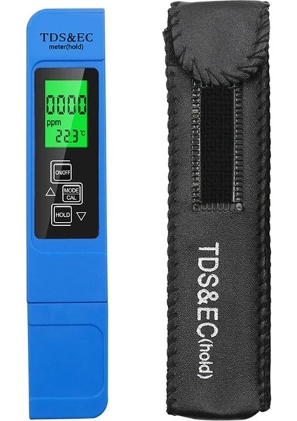Beyaz Arkadan Aydınlatmalı Su Kalitesi Test Cihazı Doğru Tds Metre Ec Metre Sıcaklık Test Kalemi Arkadan Aydınlatmalı LCD ile - Içme Suyu Topraksız Için (Yurt Dışından)