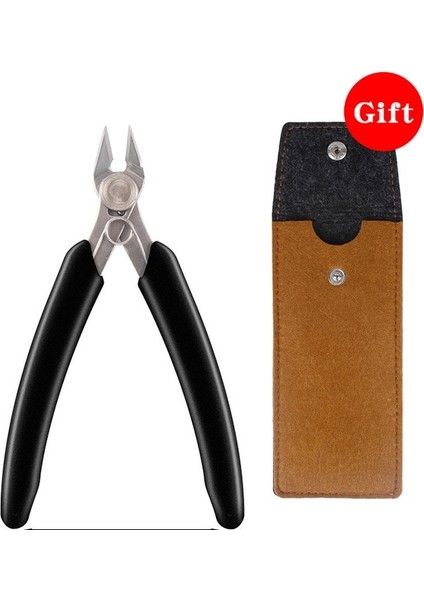 YTH-037BLACK Resim Olarak Çapraz Pense Yan Kesme Makası Elektronik Tel Kesici Çıkış Mini Makas Plastik Saplı MN-25P Modelleri El Aletleri 130*73MM (Yurt Dışından)