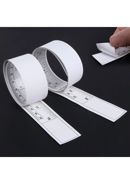 0.45 M Vinil Metrik Ölçü Yumuşak Cetvel Bant Dıy Kendinden Yapışkanlı Mezura Cetvel Etiket Ev Dikiş Aracı Dikiş Makinesi Etiket (Yurt Dışından)