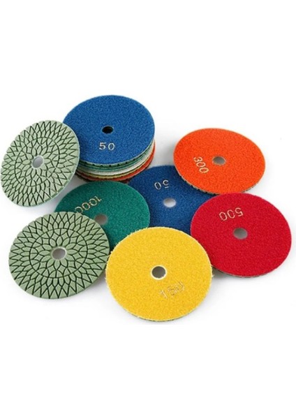 1000GRIT 4 Inç 100MM Elmas Parlatma Pedleri Islak Zımpara Diski Granit Mermer Beton Taş Taşlama 50-3000 Grit (Yurt Dışından) modelleri