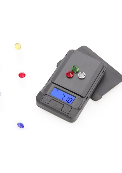 500G x 0.1g 100G,200G,300G,500G/0.01G,0.1G Dijital Mutfak Terazisi Taşınabilir Elektronik Terazi Cep LCD Hassas Takı Ölçeği Ağırlık Dengesi (Yurt Dışından)