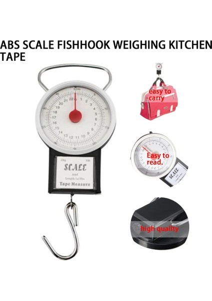 22 kg Taşınabilir Asılı Abs Plastik Ölçekli Balıkçılık Kanca Bahsedilen Tartı Mutfak Mezura Kanca Ölçekli Bagaj Tartı Terazileri (Yurt Dışından) modelleri