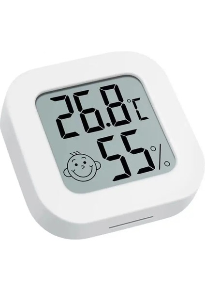 05 Temea Smiley Mini LCD Dijital Termometre Higrometre Kapalı Oda Sıcaklığı Nem Ölçer Sensör Ölçer Hava Istasyonu (Yurt Dışından) fiyatları