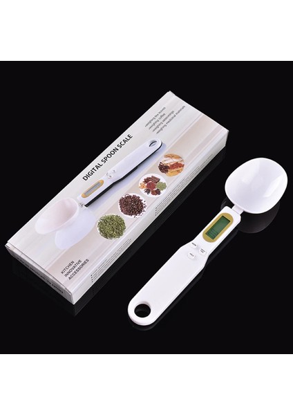 Yeni 500G/0.1G Taşınabilir LCD Dijital Mutfak Terazisi Ölçüm Kaşığı Gram Elektronik Kaşık Ağırlık Volumn Gıda Ölçeği Yeni Yüksek Kalite (Yurt Dışından)