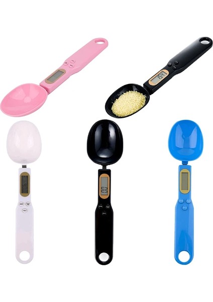 Pembe 500G 0.1g Elektronik Mutfak Terazisi LCD Ekran Dijital Ağırlık Ölçüm Kaşığı Dijital Kaşık Ölçeği Mini Mutfak Terazileri Ev Için (Yurt Dışından) fırsatları