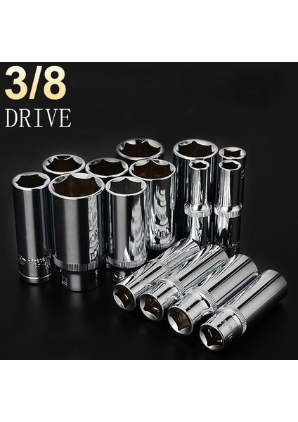 1 Adet-6mm 3/8 "sürücü Derin Altıgen Soket Anahtarı Kafa Cr-V Alaşım Paslanmaz 6 Nokta Cırcır Anahtarı Lokma Seti Araba Tamir Soket Somun Sökme Için (Yurt Dışından)