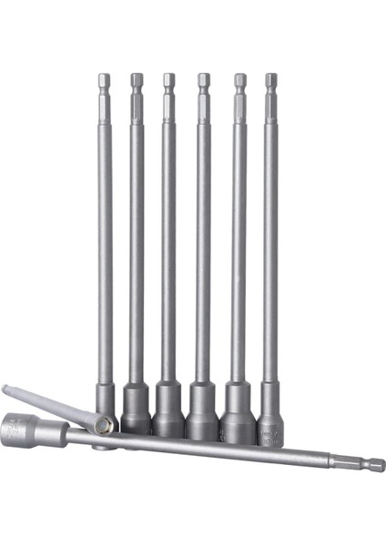 Manyetik Olmayan 5.5mm 1 Adet 5.5MM-19MM Uzatmak Altıgen Soket Kol Bit Somun Sürücü Elektrikli Matkaplar Için Darbeli Sürücüler El Matkapları Araçları Parçaları Uzunluğu 200MM (Yurt Dışından)
