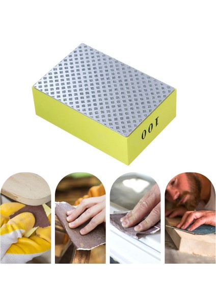 Altın 200GRIT Elmas El Parlatma Pedleri Cam Taşlama Bloğu Seramik Aşındırıcı Zımpara Taşı (Yurt Dışından) fiyatları