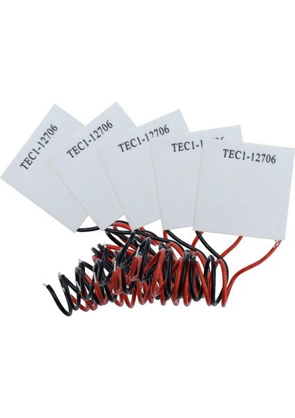 5 Adet Sünger TEC1-12706 TEC112706 Termoelektrik Soğutucu Peltier 40*40 mm 12 V Peltier Elemente Modülü Yeni Yarıiletken Soğutma (Yurt Dışından)